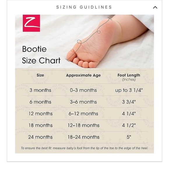 Zutano COZIE FURRY GRIPPER BABY BOOTIES - HEATHER MOCHA Size 6M - Picture 9 of 9